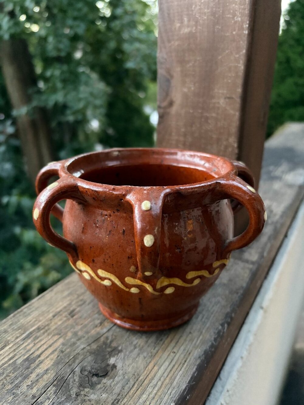 Handmade Pottery Small Plant Succulent Ceramic Pot Planter w/Multiple Handles